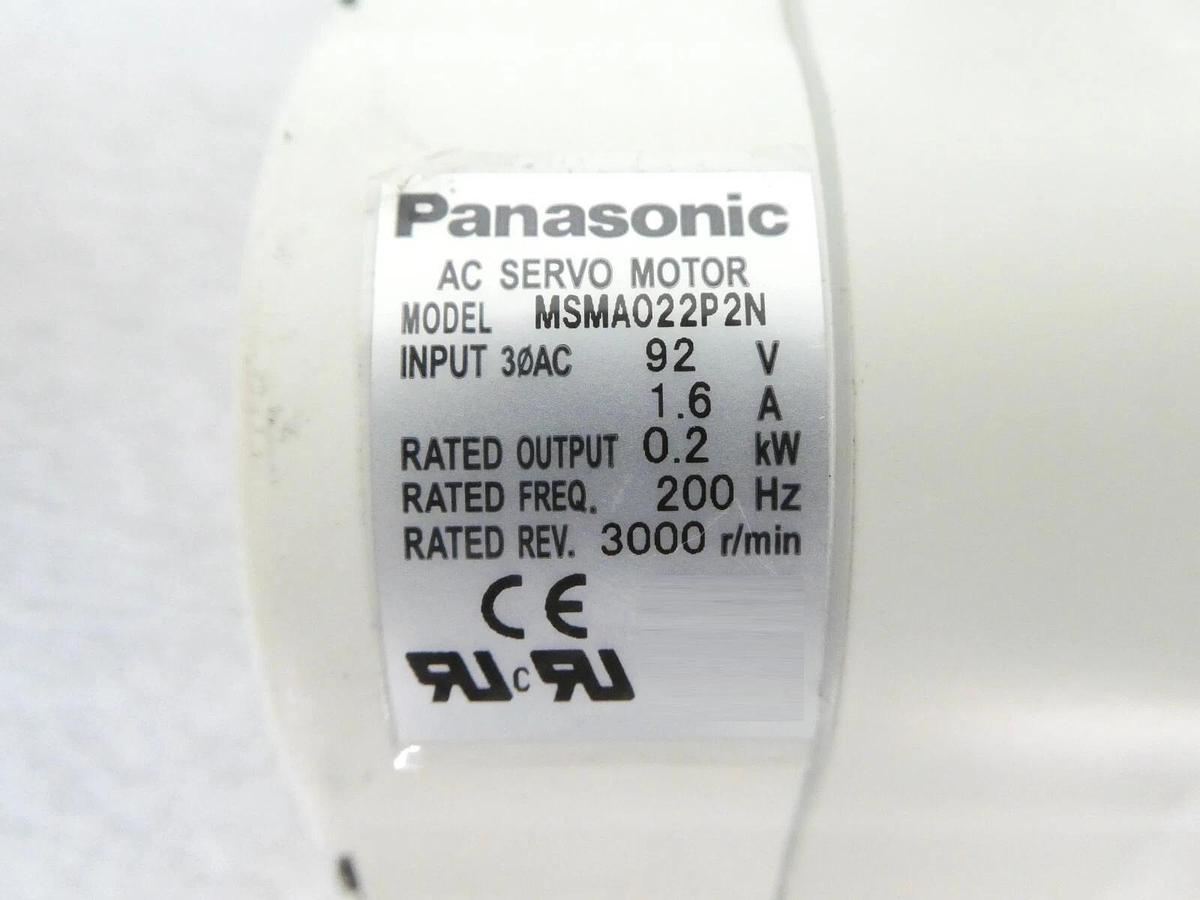 Used Panasonic MSMA022P2N AC Servo Motor Reseller Lot of 6 Working Surplus