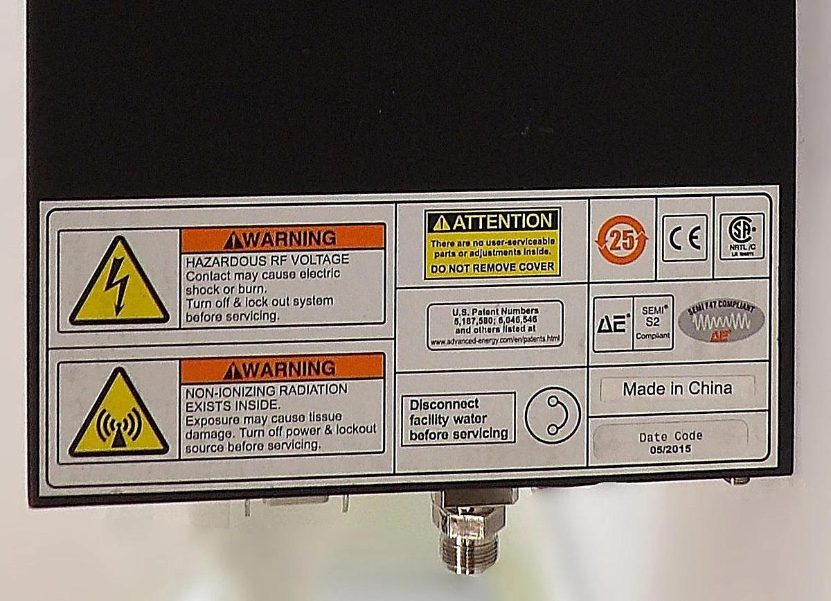 Used Paramount 3013 AE Advanced Energy RF Generator 3kW @ 13.56MHz Working Surplus