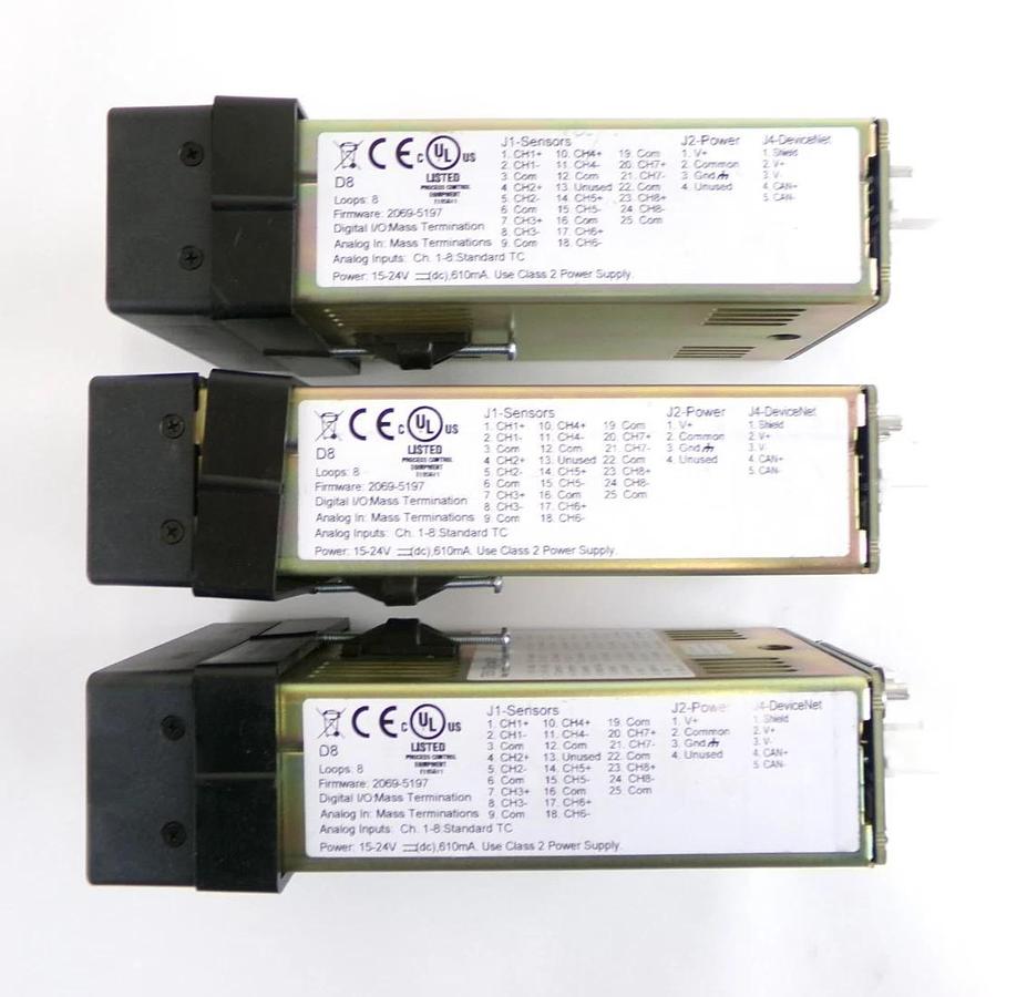 Used AMAT Applied Materials 0190-81245 TB50 Digital I/O PLC Module D8 Lot of 10