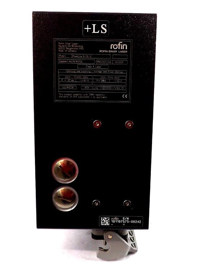 Used Rofin 130400577 Rofin-Sinar Laser Assembly W/Cable PowerLine IC E-30 Surplus