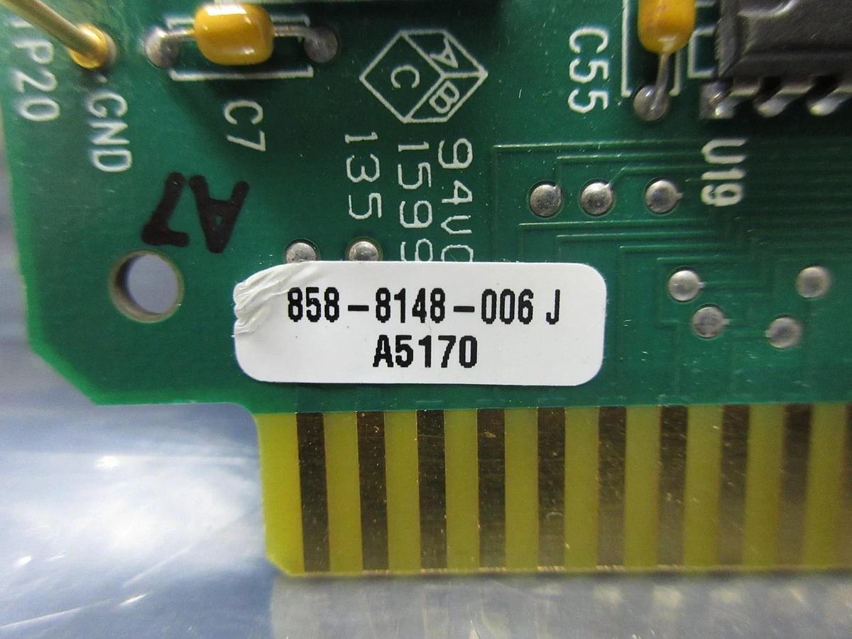 Used SVG Silicon Valley Group 858-8148-006 Processor PCB Card A5170 Rev. J 90S Used