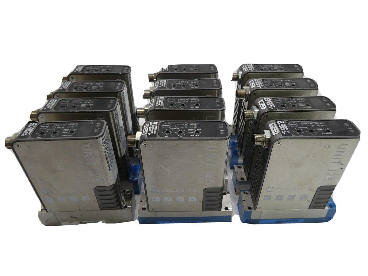Used Celerity IFC-125C Mass Flow Controller MFC AMAT 0190-28862 Lot of 12 Working