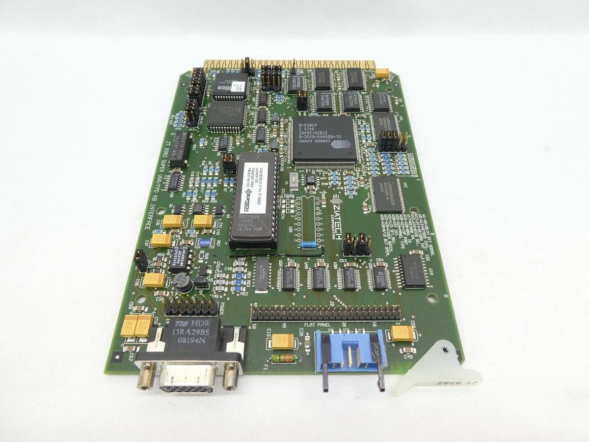 Used Ziatech ZT 8982 Super VGS/FPD KB Interface PCB Card ZT8982 Varian 350D Working