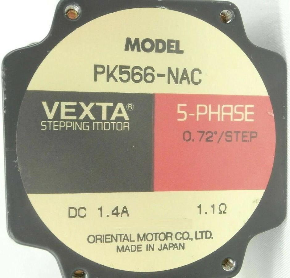 Used Oriental Motor PK566-NAC 5-Phase Stepping Motor VEXTA JEOL JWS-7555S SEM Working