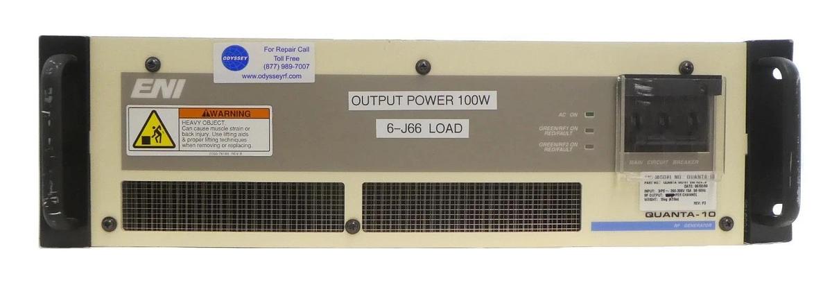 Refurbished QUANTA-10 ENI Power Systems QUANTA-10D-01 100W RF Generator Dual Channel Refurb