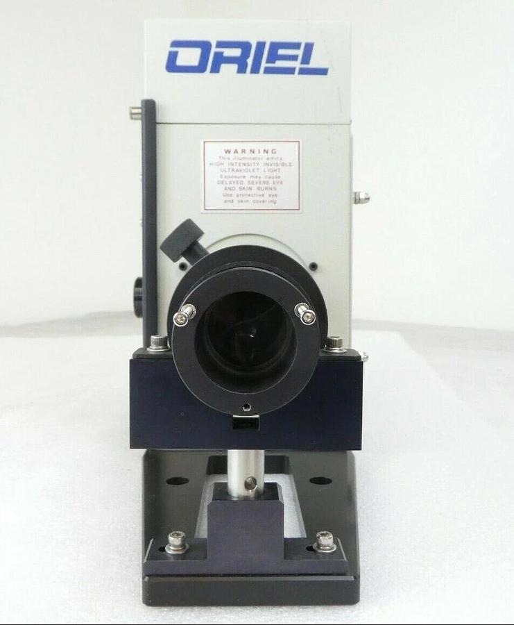 Used Ultrapointe 1000 UV Arc Lamp Focusing Lens Module Oriel 66003 Micrometer Working
