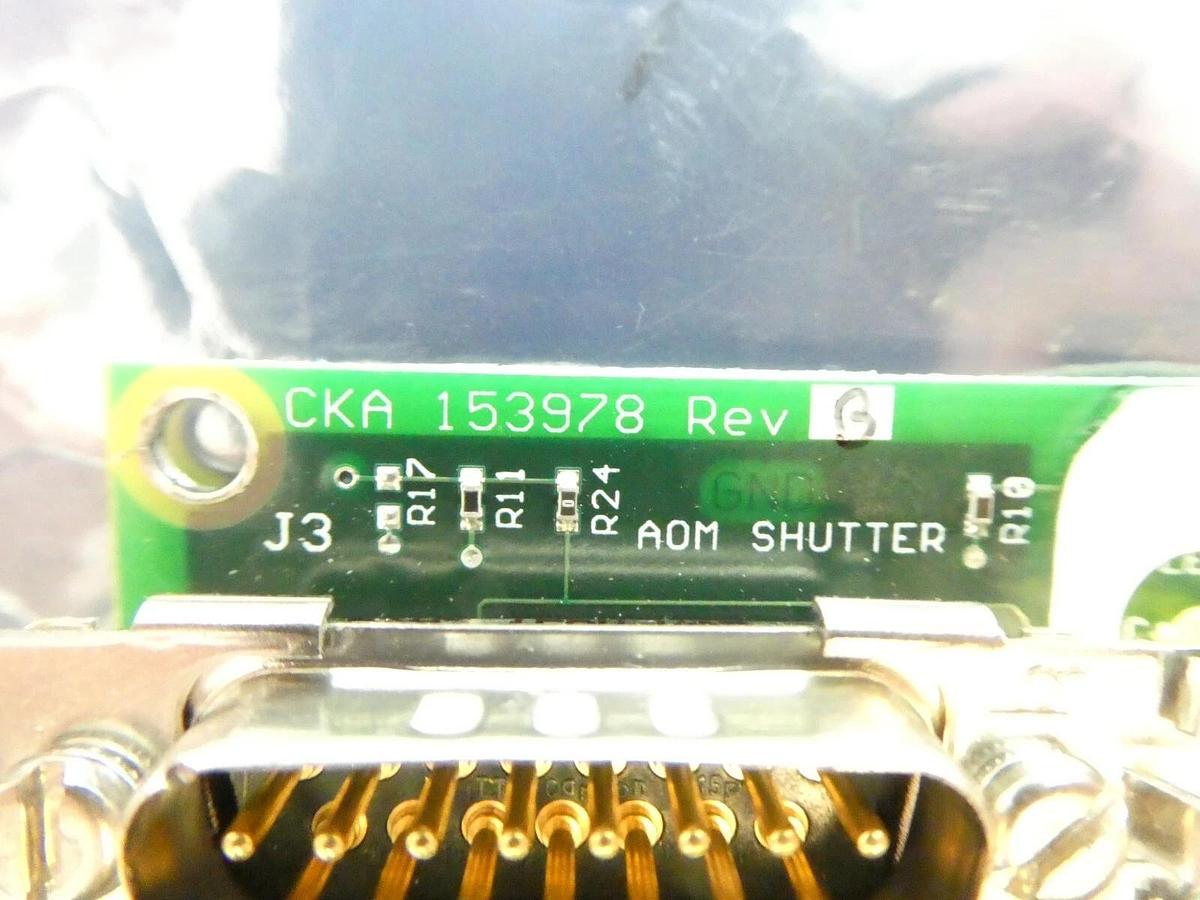 Used ESI Electro Scientific Industries CKA 153978 Laser PCB 153977 Working Surplus