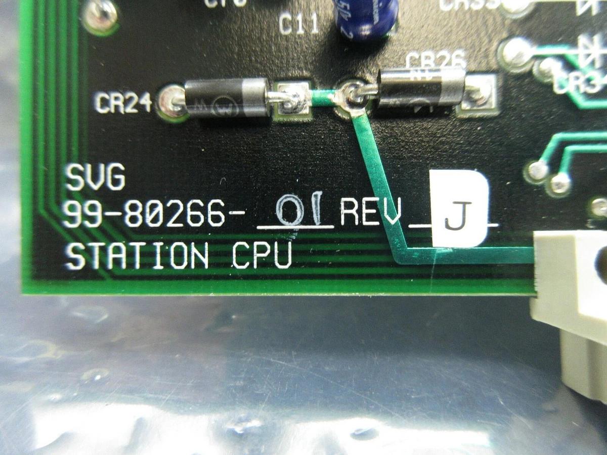 Used SVG Silicon Valley Group 99-80266-01 Coater Station CPU PCB Card Rev. J 90S Used