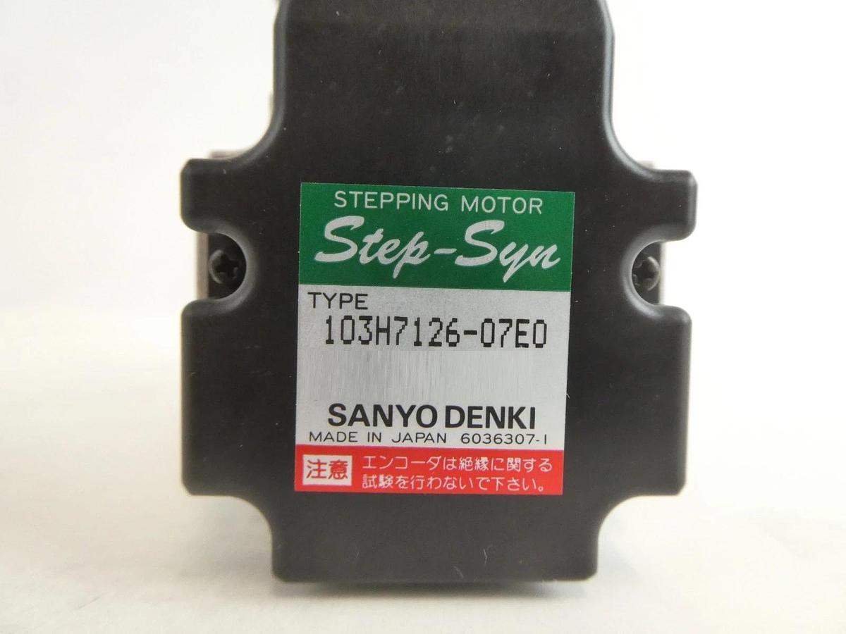 Sanyo Denki 103H7126-07E0 Stepping Motor Step-Syn Lot of 3 New Surplus