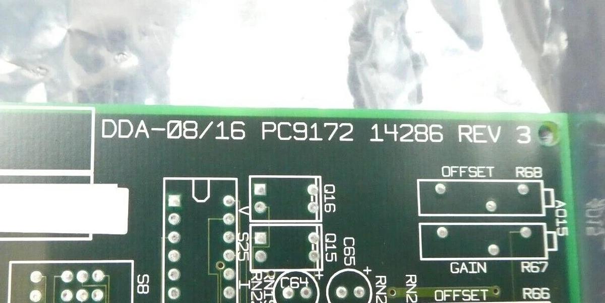 Used Keithley Instruments 14286 DDA-8 Analog Output PCB Card DDA-08/16 PC9172 Working