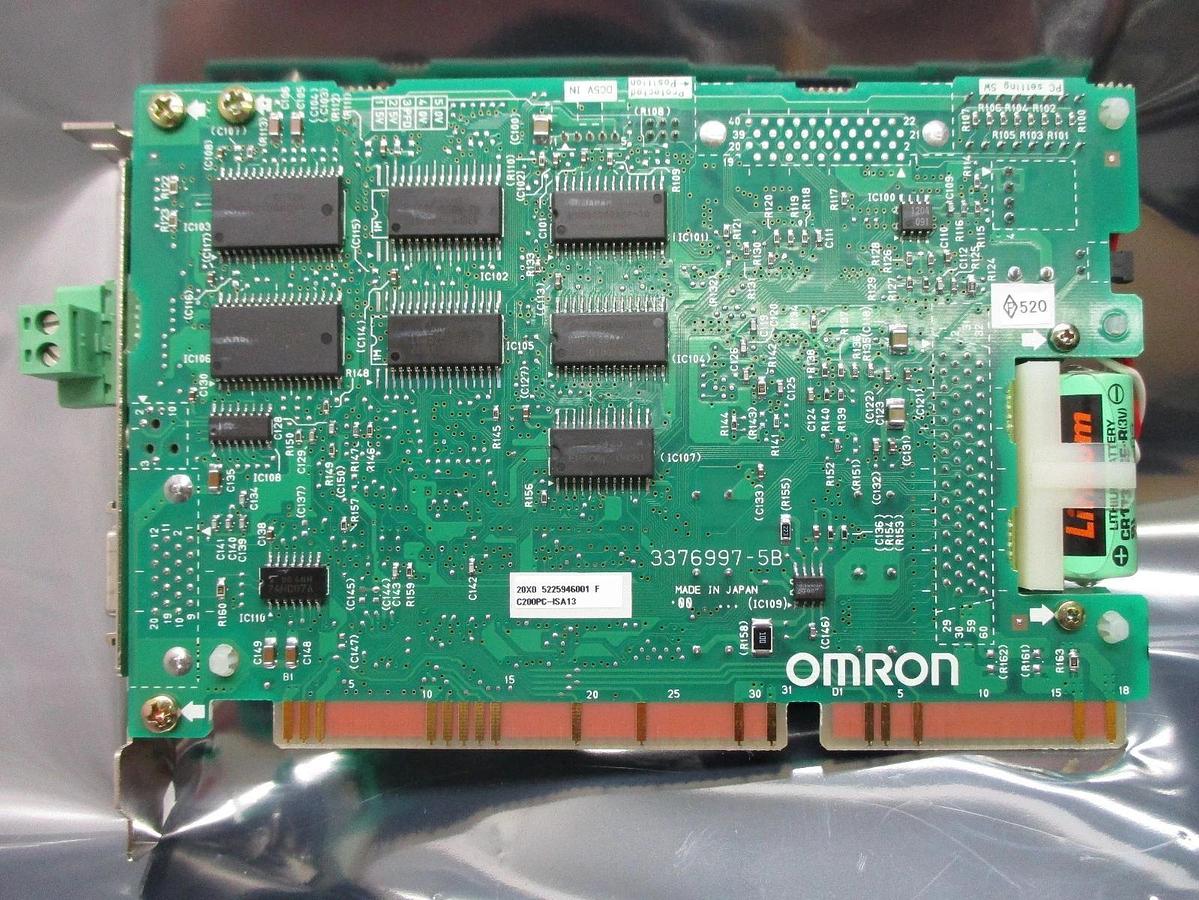 Used Omron C200PC-ISA13-SRM-E ISA Board PCB Card C200PC-ISA03-1 3376997-5B Used