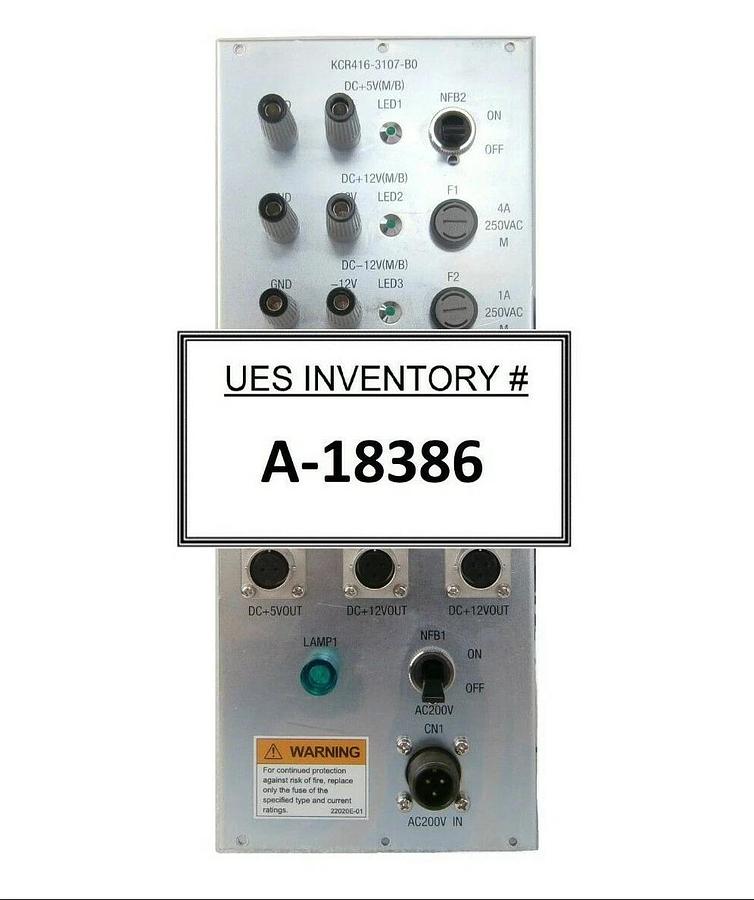 Used DNS Dainippon Screen KCR416-3107-B0 Fuse and Test Panel FC-3000 Working Surplus