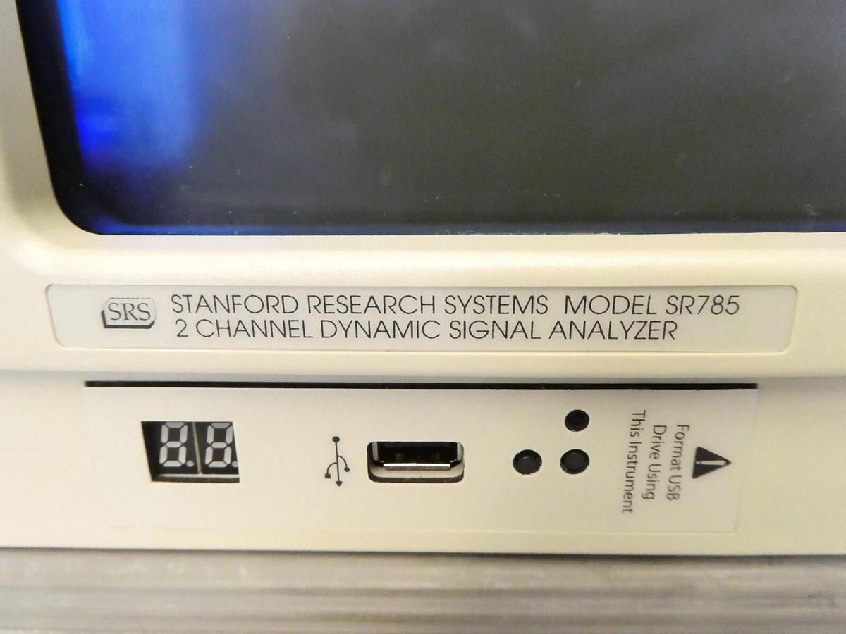Used Stanford Research Systems SR785 Dual Channel Dynamic Signal Analyzer Surplus