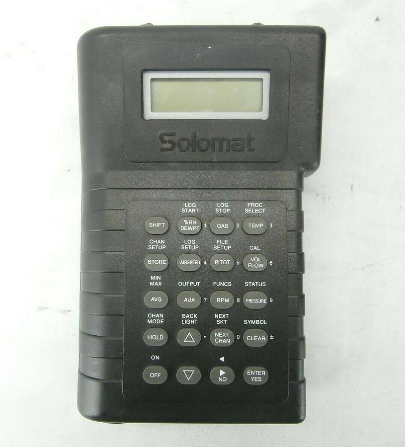 Used Solomat MPM 4100 Environmental Monitoring System Set of 2 w/Probes P327E 355RHB