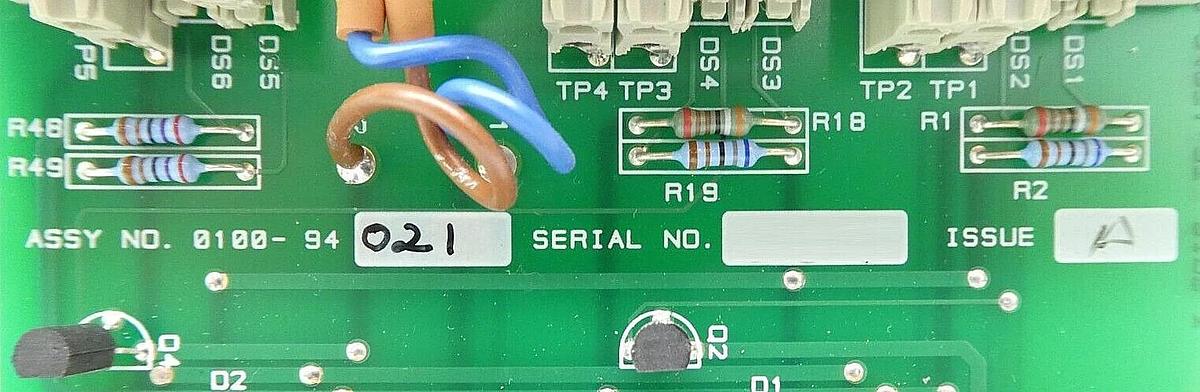 Used AMAT Applied Materials 0100-94021 Argon/Oxygen Bleed and Charge Monitor PCB Card