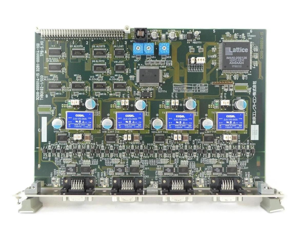 Used TEL Tokyo Electron 3281-000014-18 PCB Card TVB3102-1/SIO 3208-000014-15 Working