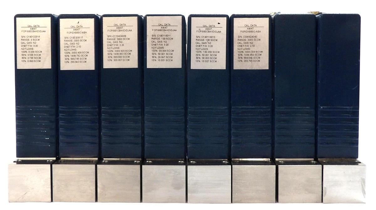 Used Aera PI-98 PI-980 Mass Flow Controller MFC Reseller Lot of 8 Working Surplus
