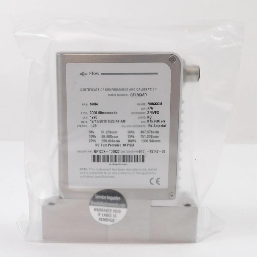 Brooks Instrument GF120X-109023 Mass Flow Controller MFC AMAT 0190-75147 New