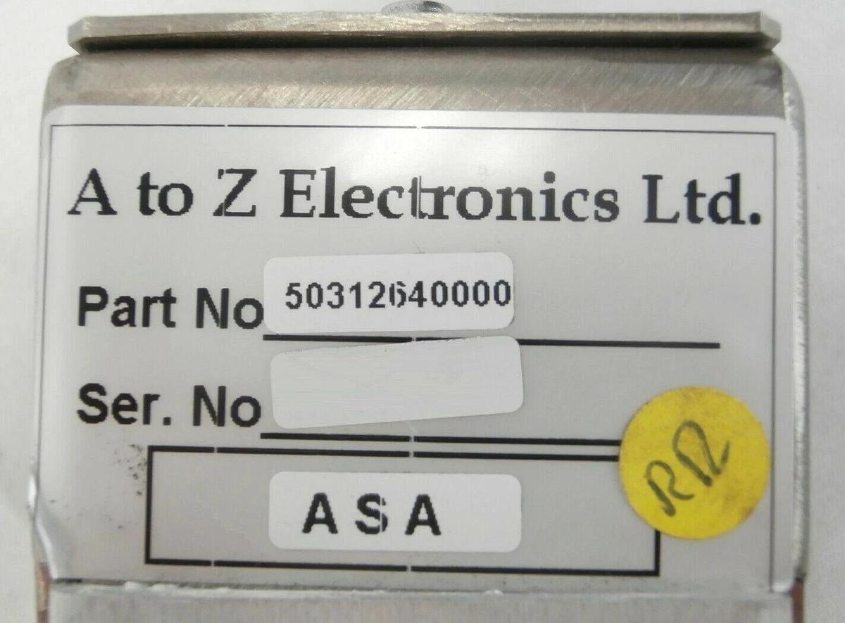 Used A to Z Electronics 50312640000 ASA Assembly AMAT Applied Materials Working