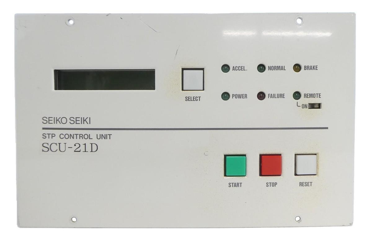 Used SCU Seiko Seiki SCU-21D Turbomolecular Pump Controller Turbo Tested Working