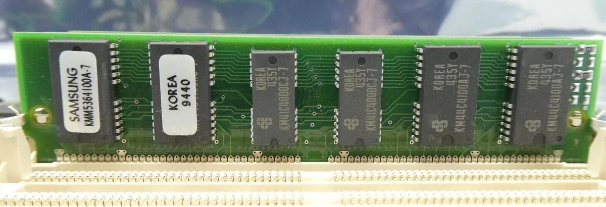 Used Phoenix Technologies 625607-001 SIMM Bank PCB KMM5364100A-7 Working Surplus
