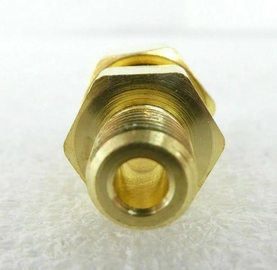Parker 6MSC2N-B Male Straight Connector Reseller Lot of 60 Varian E34000156 New