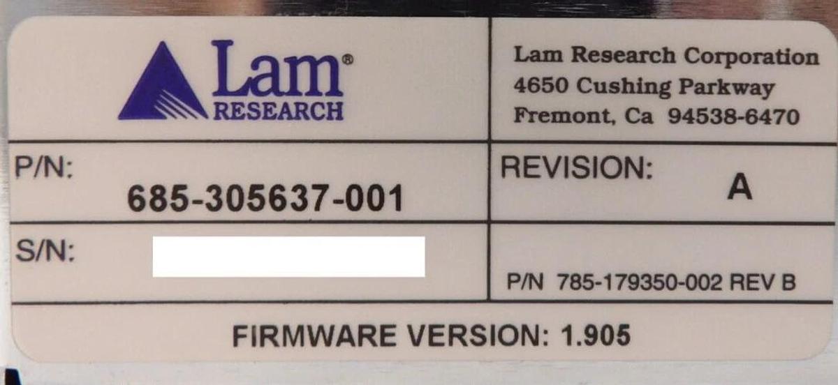Used Lam Research 785-179350-002 Vector Extreme EIOC Module 685-305637-001 New Spare