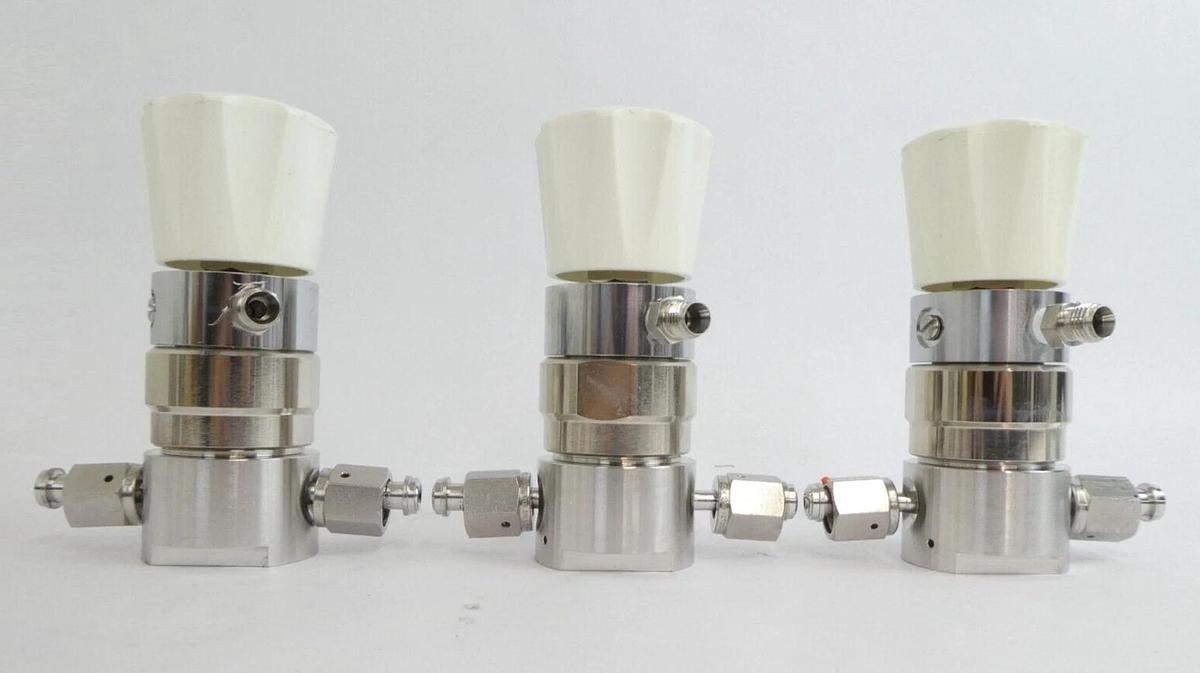 Used Tescom 74-2460KRH10 Manual Diaphragm Regulator Valve Reseller Lot of 6 Working