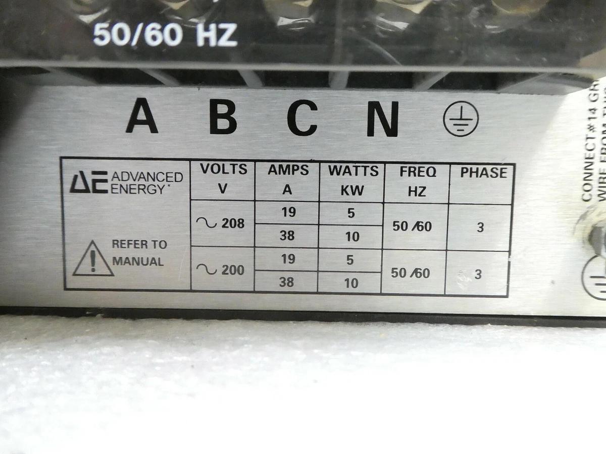 Used MDX 10K AE Advanced Energy 3152194-008 RF Generator Delta Slave Untested Spare