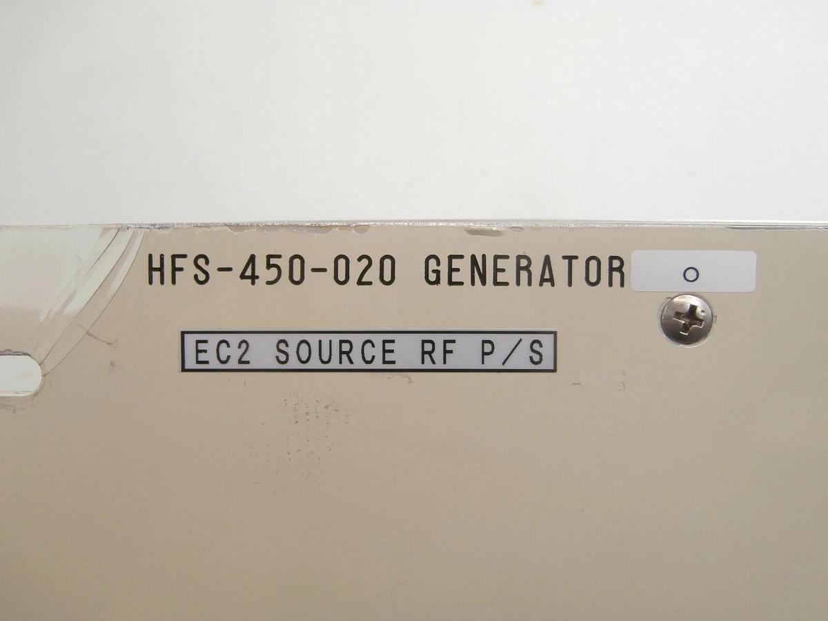 Used Nihon Koshuha HFS-450-020-5 450MHz 2kW Generator Hitachi MU-712E Damaged As-Is