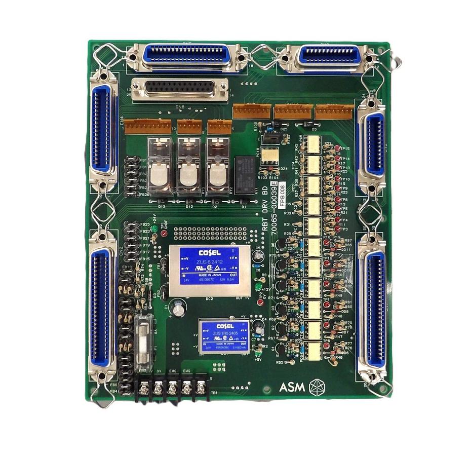 Used ASM International 70065-00039E Robot Driver Board PCB New Surplus
