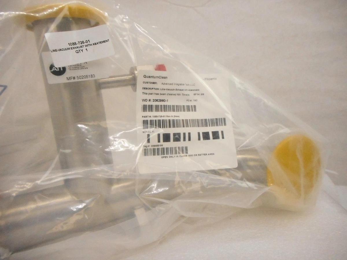 Advanced Integration Technologies 1088-726-01 Line Vacuum Exhaust w/Abatement Ne