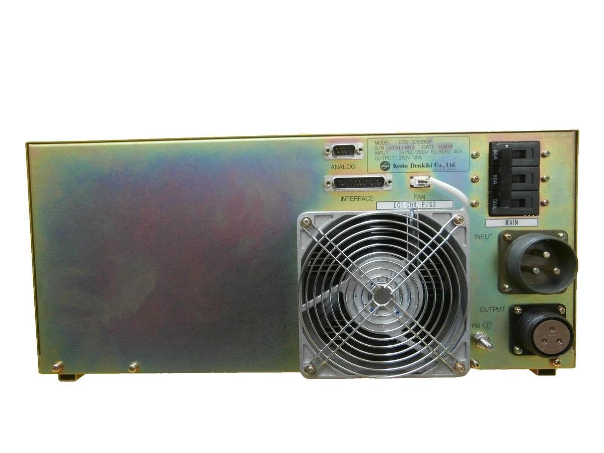 Used Kyoto Denkiki KDS-30350SFX High Voltage Power Supply KDS-30350SF Working