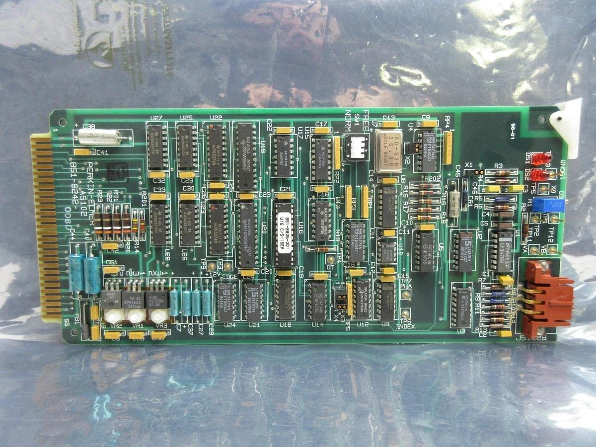 Used Perkin-Elmer 851-8242-006 Processor PCB Card Rev. D SVG ASML 90S Used Working