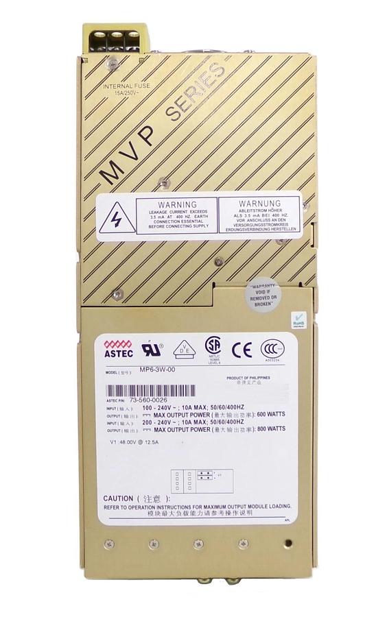 Used Astec 73-560-0026 Power Supply MP6-3W-00 MVP Series Working Surplus