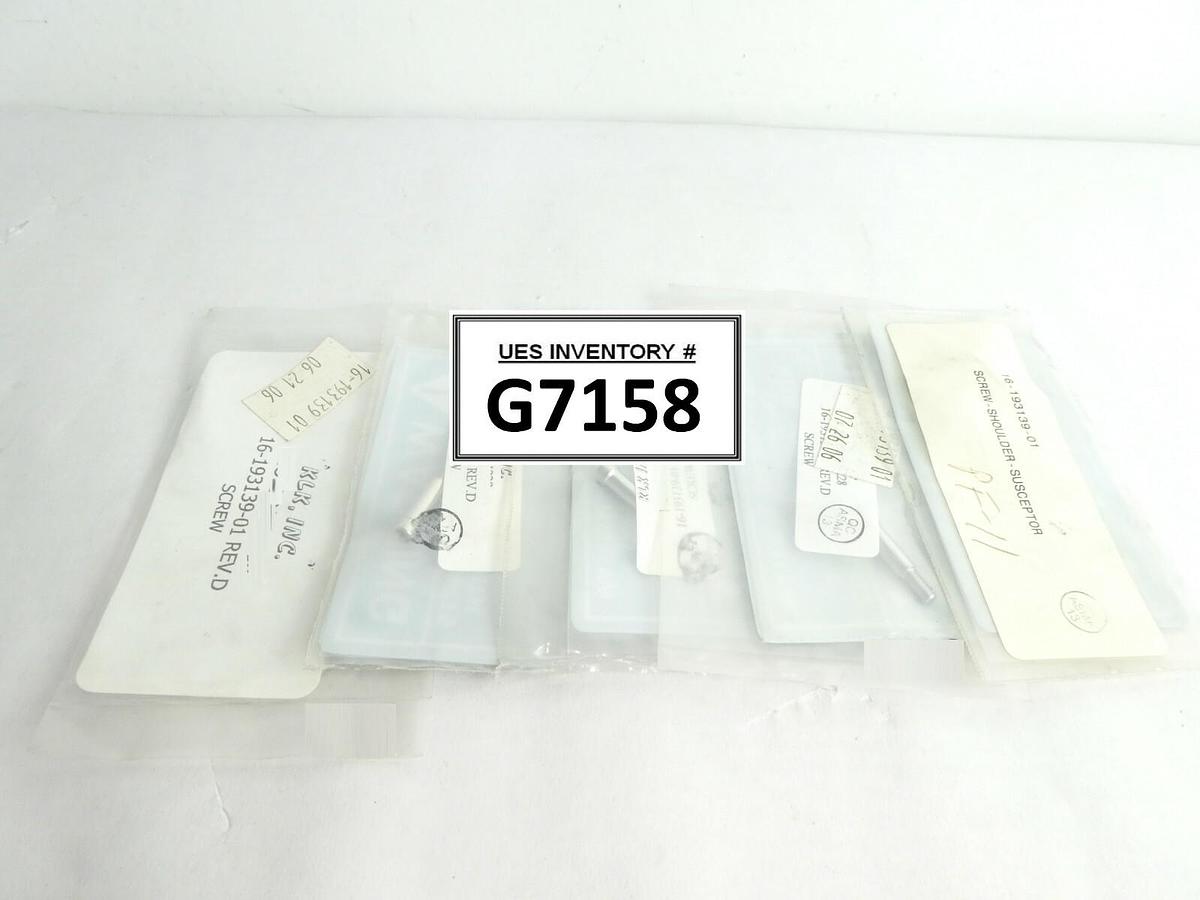 ASM 16-193139-01 Susceptor Shoulder Screw Reseller Lot of 5 New Surplus