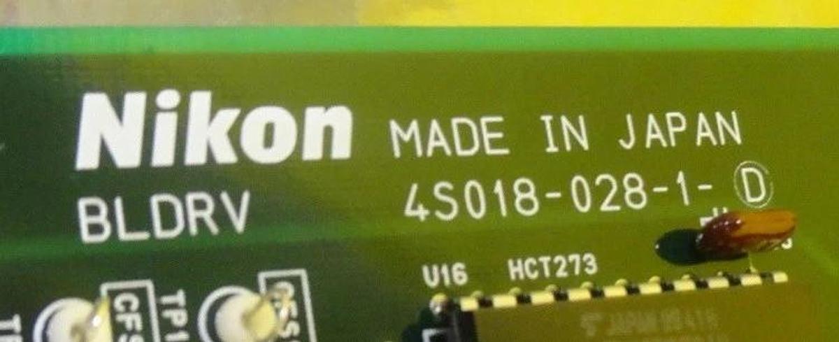 Used Nikon 4S018-028-1-D Interface Relay Card PCB BLDRV NSR-S202A Used Working