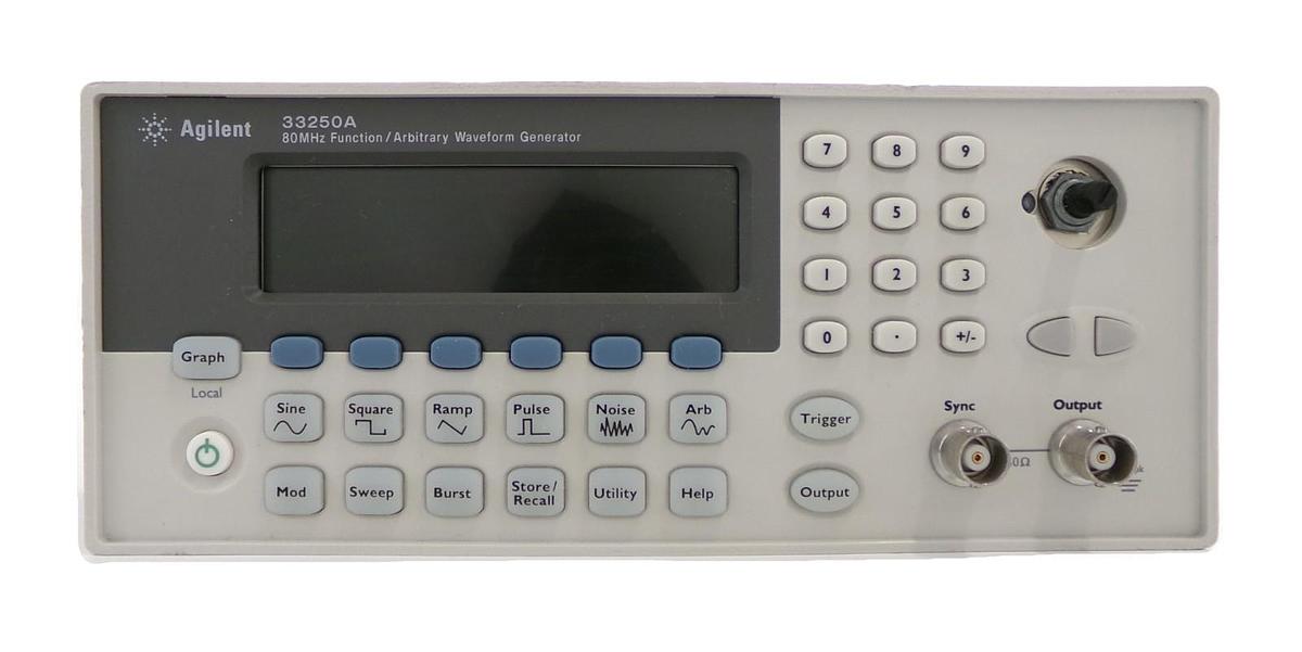 Used Agilent Technologies 33250A 80MHz Function/Arbitrary Waveform Generator Spare