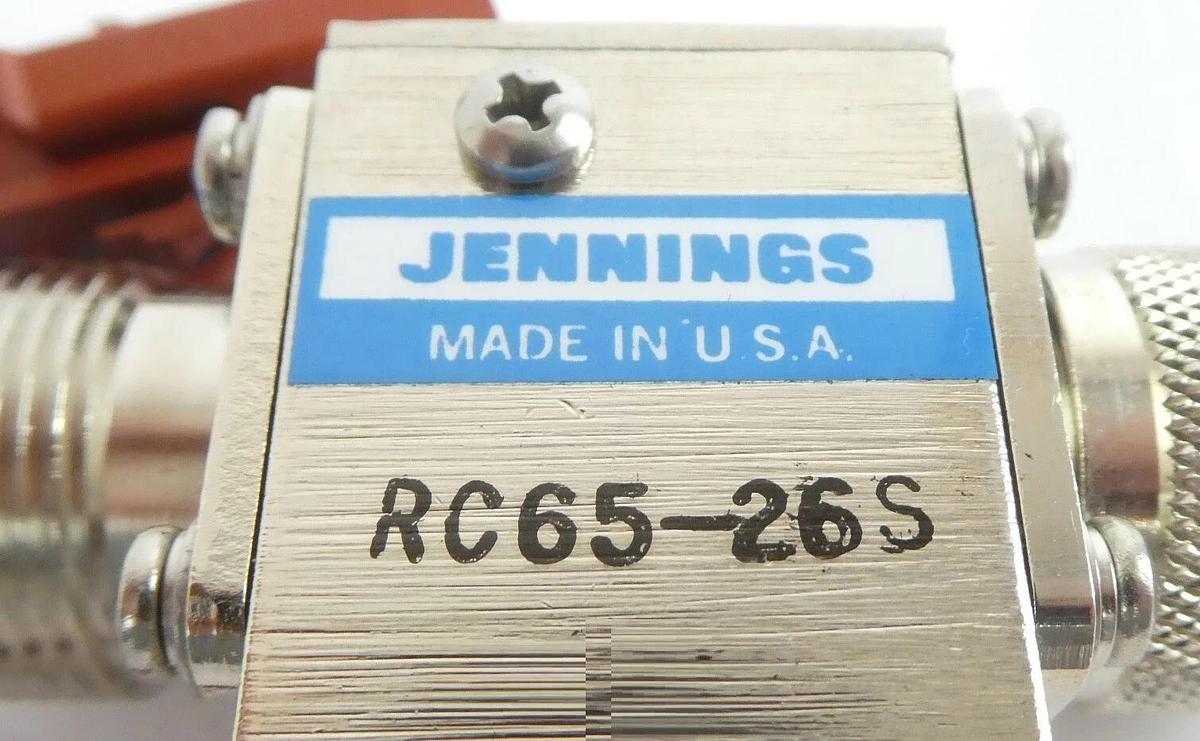 Used Jennings RC65-26S Relay Assembly SPST NC Coax Reseller Lot of 5 Working
