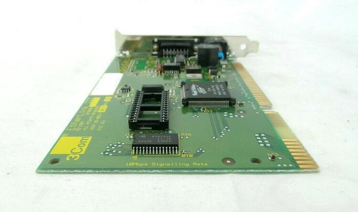 Used 3Com 03-0021-100 EtherLink III Adapter Board PCB Card Clusterlock 7000 Spare