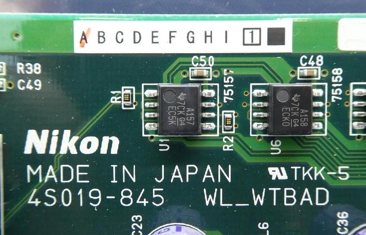 Used Nikon 4S019-845 Interface PCB WL_WTBAD NSR Series System Working Surplus