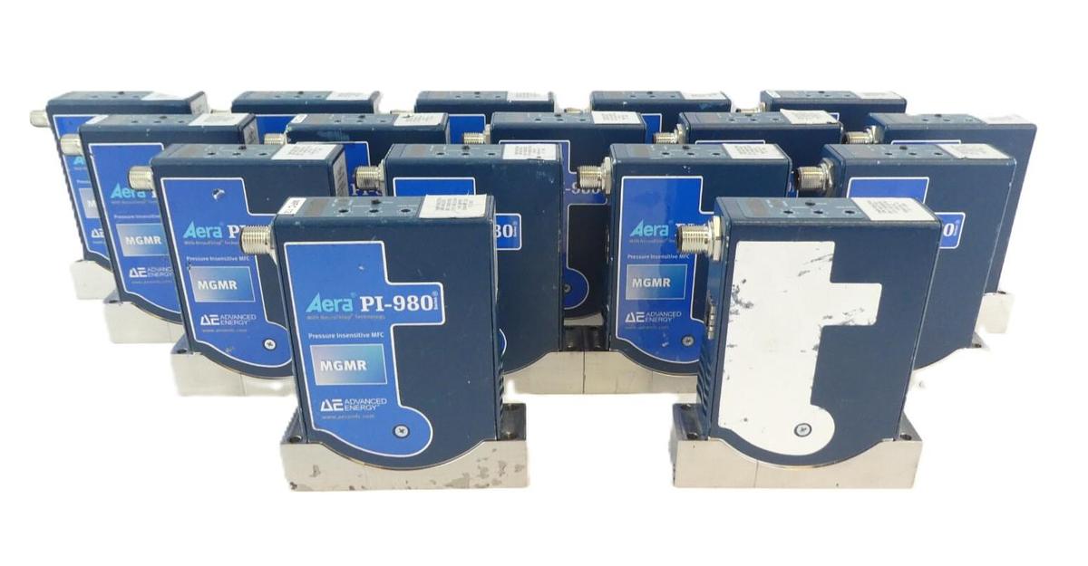 Used Aera PI-980 Mass Flow Controller MFC Reseller Lot of 16 Working Surplus