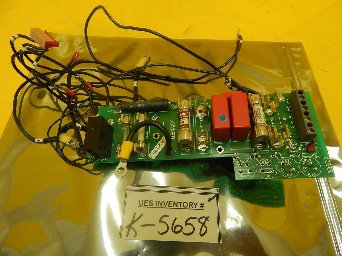 Used AE Advanced Energy 5252201 Fuse Relay PCB Board 2302201-C Used Working