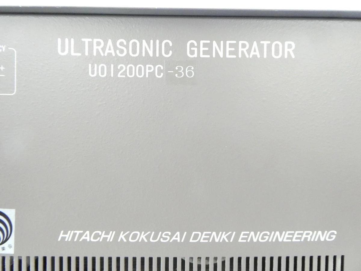 Used Hitachi Kokusai Denki U01200PC-36 Ultrasonic Generator Untested Surplus