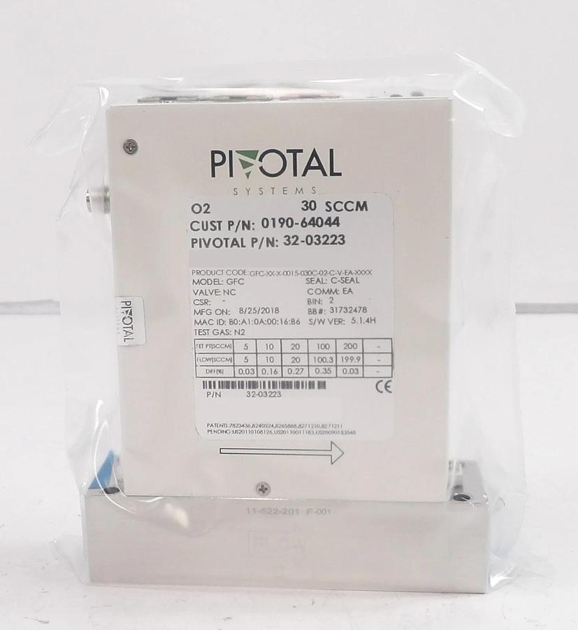 Used Pivotal Systems 32-03223 Mass Flow Controller MFC AMAT 0190-64044 Lot of 3 New