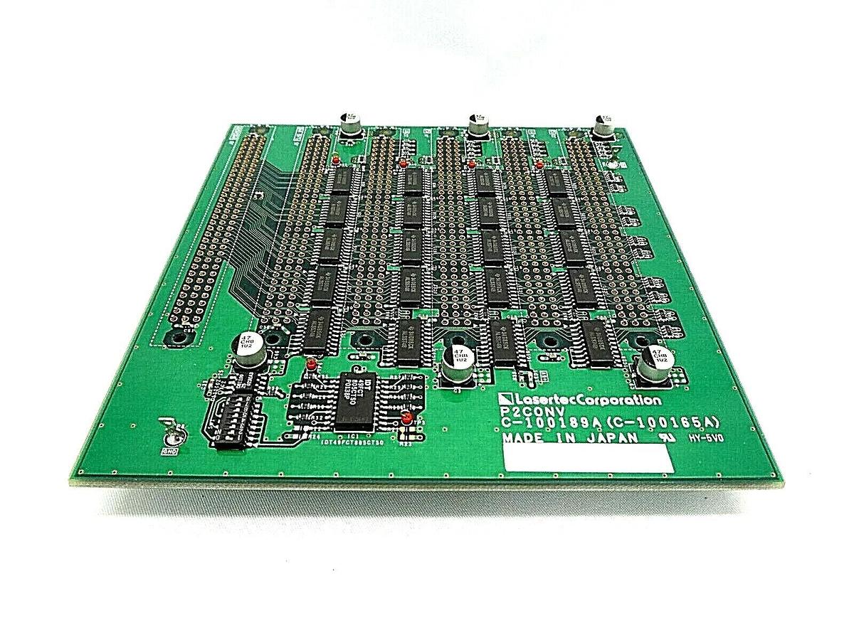Used Lasertec C-100189A Backplane Board PCB P2CONV C-100165A Working Surplus