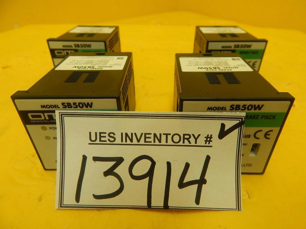 Used Oriental Motor SB50W Brake Pack Reseller Lot of 4 Used Working