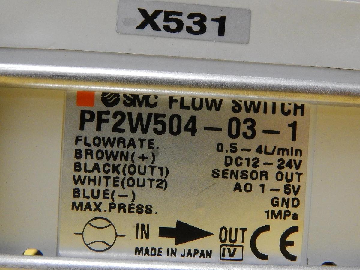 Used SMC PF2W504-03-1 Water Flow Switch Assembly Reseller Lot of 15 Used Working