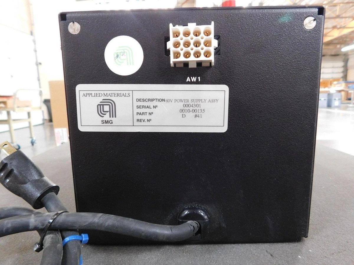 Used AMAT Applied Materials 0010-00135 60V Power Supply Working Spare