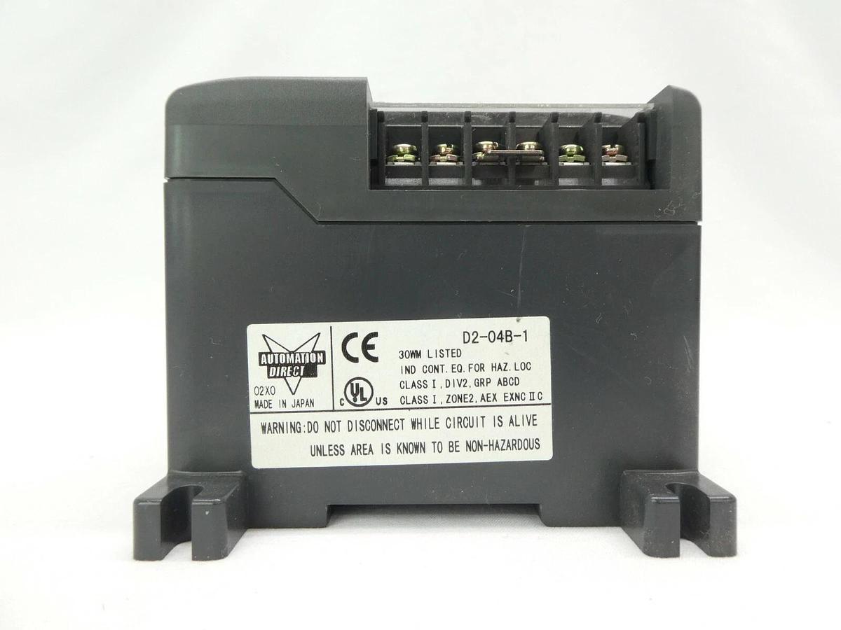 Used Automation Direct D2-04B-1 5-Slot PLC Controller DirectLOGIC 205 Koyo Working
